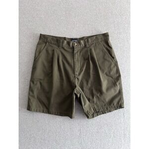 PURITAN MENS DRESS CASUAL WALKING SHORT'S SIZE 36 OLIVE GREEN